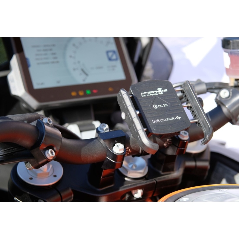 Univerzální držák Interphone Motocrab s USB portem