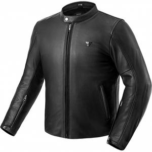 Giacca da motociclista in pelle Shimano Hunter 3.0 nera