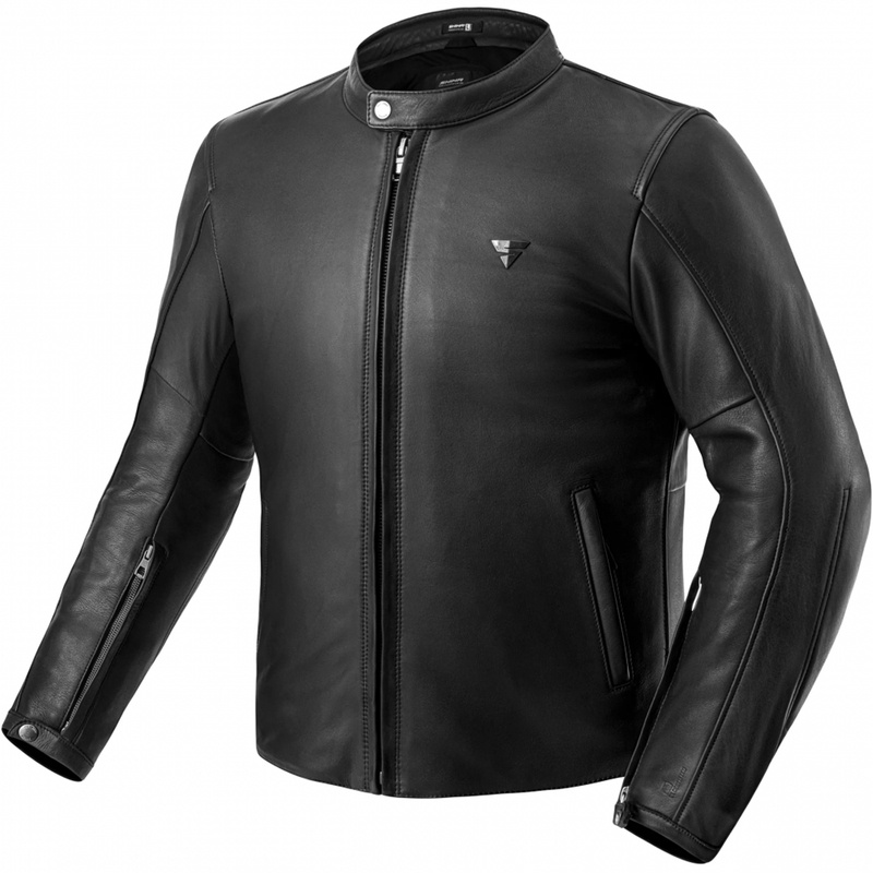 Giacca da motociclista in pelle Shimano Hunter 3.0 nera