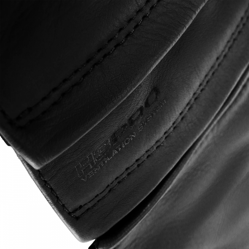 Giacca da motociclista in pelle Shimano Hunter 3.0 nera
