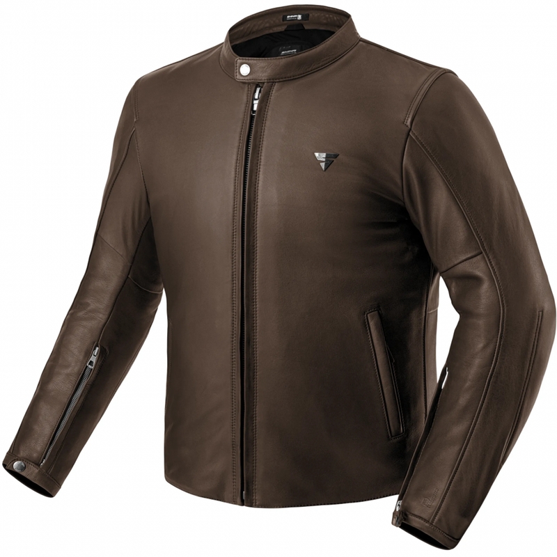 Giacca da motociclista in pelle Shima Hunter 3.0 marrone