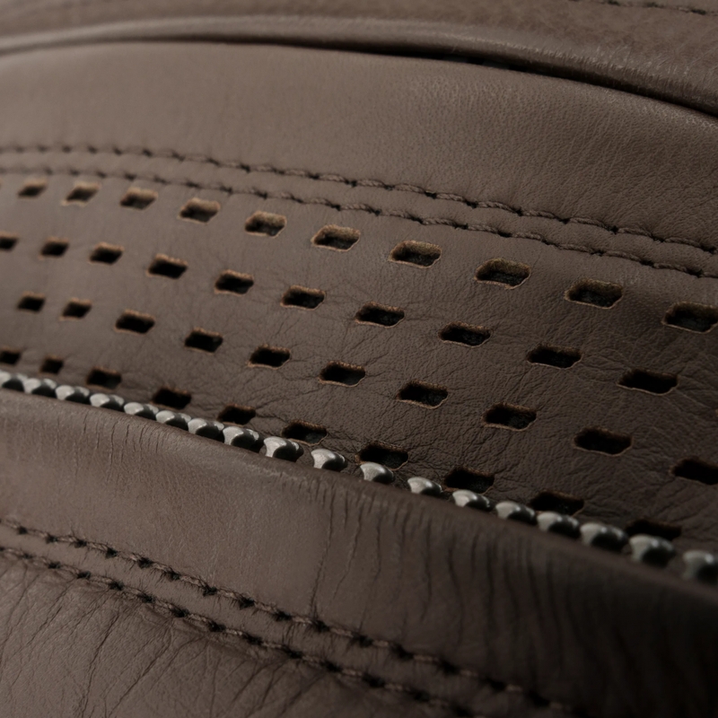 Giacca da motociclista in pelle Shima Hunter 3.0 marrone