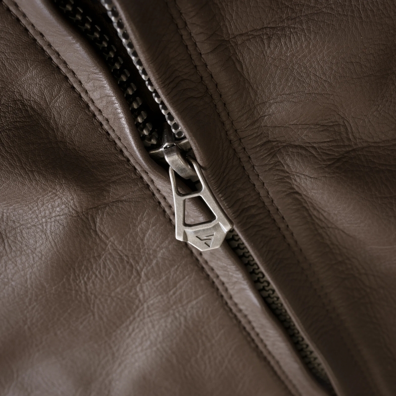 Giacca da motociclista in pelle Shima Hunter 3.0 marrone