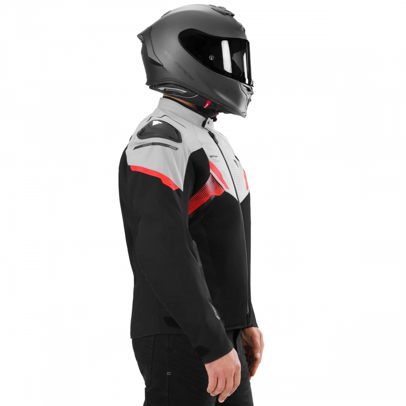 Giacca da moto Shimano STX Air grigio-rosso