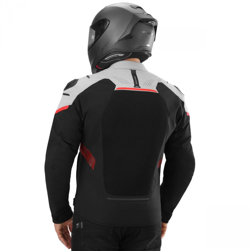 Giacca da moto Shimano STX Air grigio-rosso