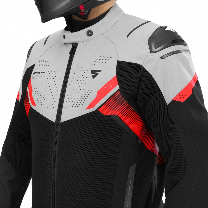 Giacca da moto Shimano STX Air grigio-rosso