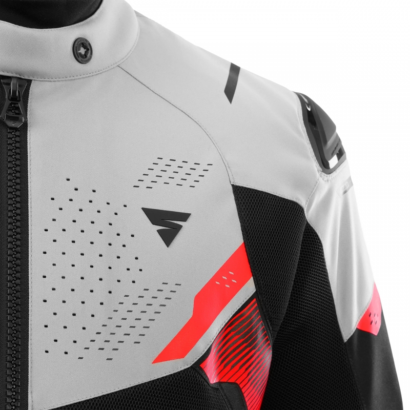 Giacca da moto Shimano STX Air grigio-rosso