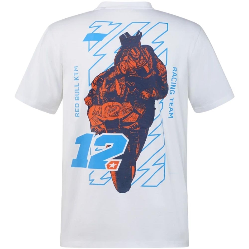 T-shirt bianca da pilota KTM Viñales