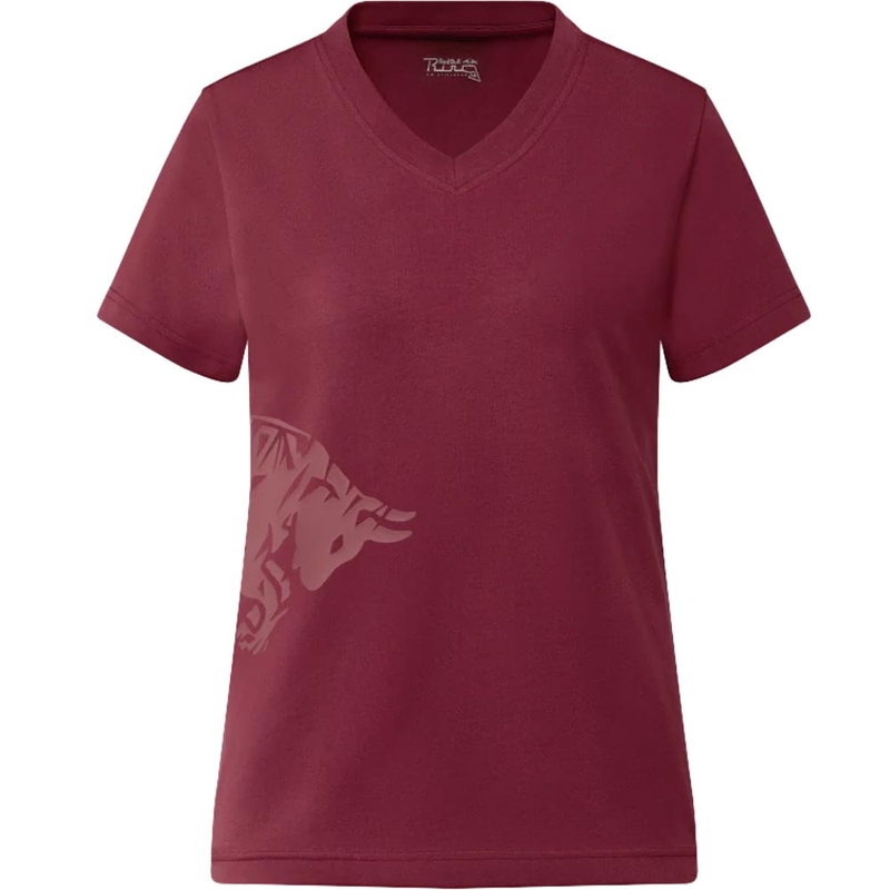 T-shirt da donna Red Bull Racing Boost rosso scuro