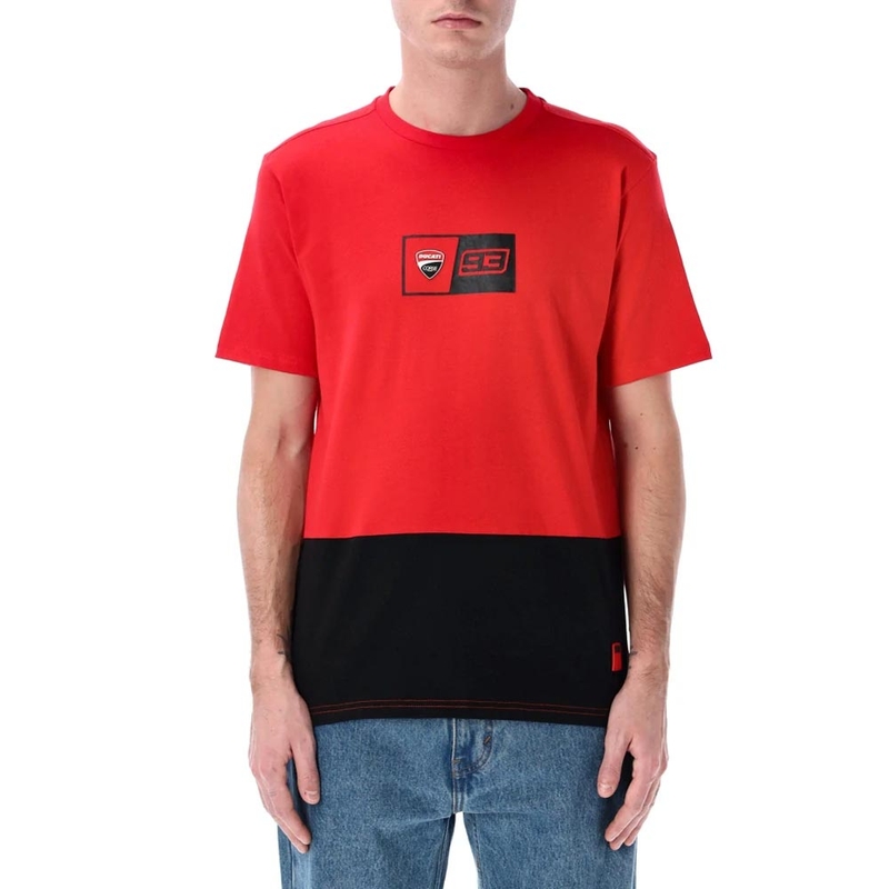 T-shirt Ducati Corse Marc Marquez con logo rosso