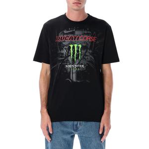 T-shirt nera Ducati Corsa Monster Energy