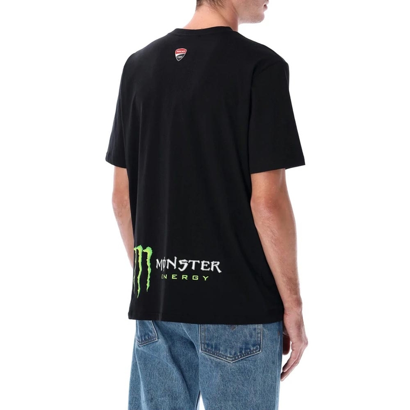 T-shirt nera Ducati Corsa Monster Energy