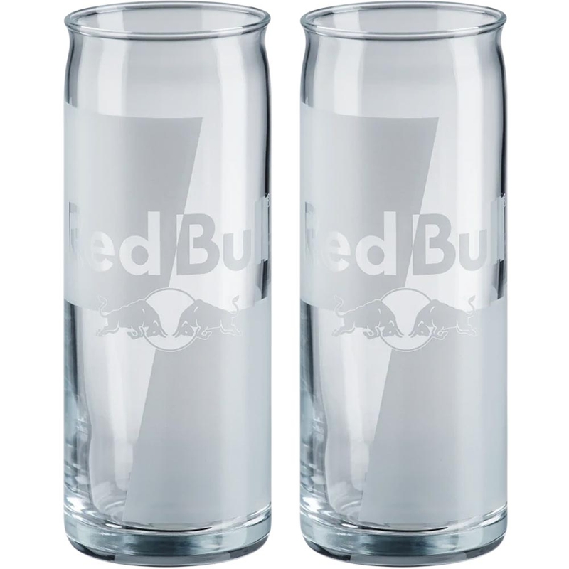 Set di bicchieri Red Bull con logo, 2x250 ml