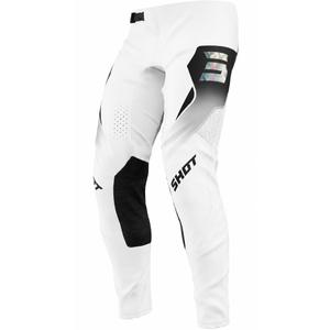 Pantaloni da motocross Shot Aerolite Phase bianchi