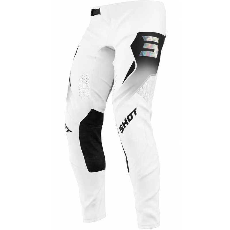 Pantaloni da motocross Shot Aerolite Phase bianchi