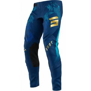 Pantaloni da motocross Shot Aerolite Volt blu