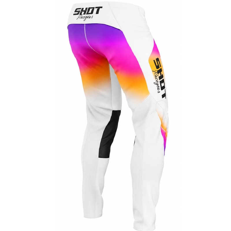 Pantaloni da motocross Shot Contact Stream bianchi
