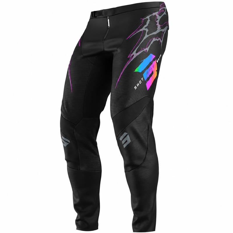 Pantaloni da motocross Shot Contact Rac neri