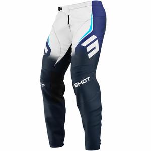 Pantaloni da motocross Shot Devo Future blu