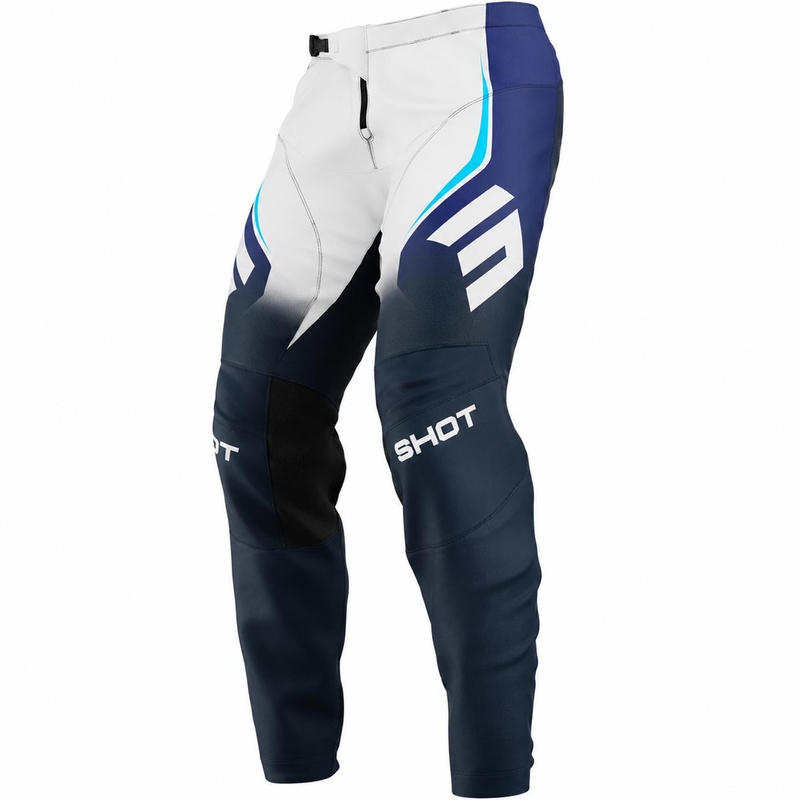 Pantaloni da motocross Shot Devo Future blu