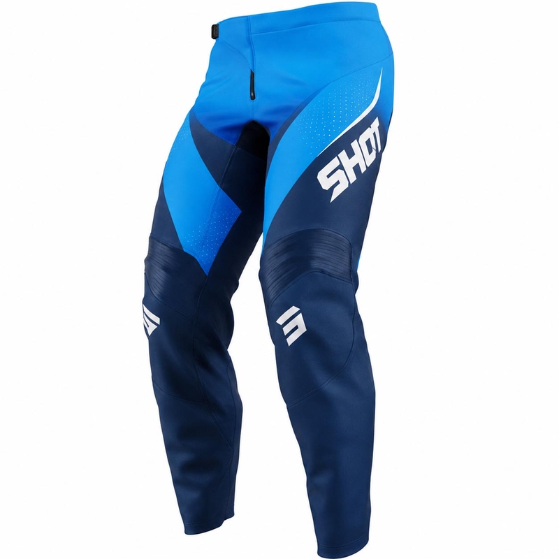 Pantaloni da motocross Shot Draw Clash blu