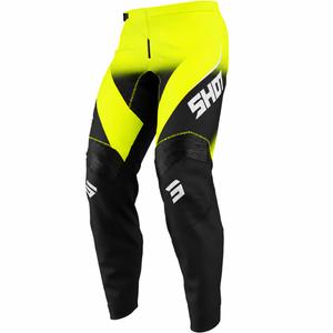 Pantaloni da motocross Shot Draw Clash giallo fluo