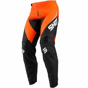 Pantaloni da motocross Shot Draw Clash arancioni