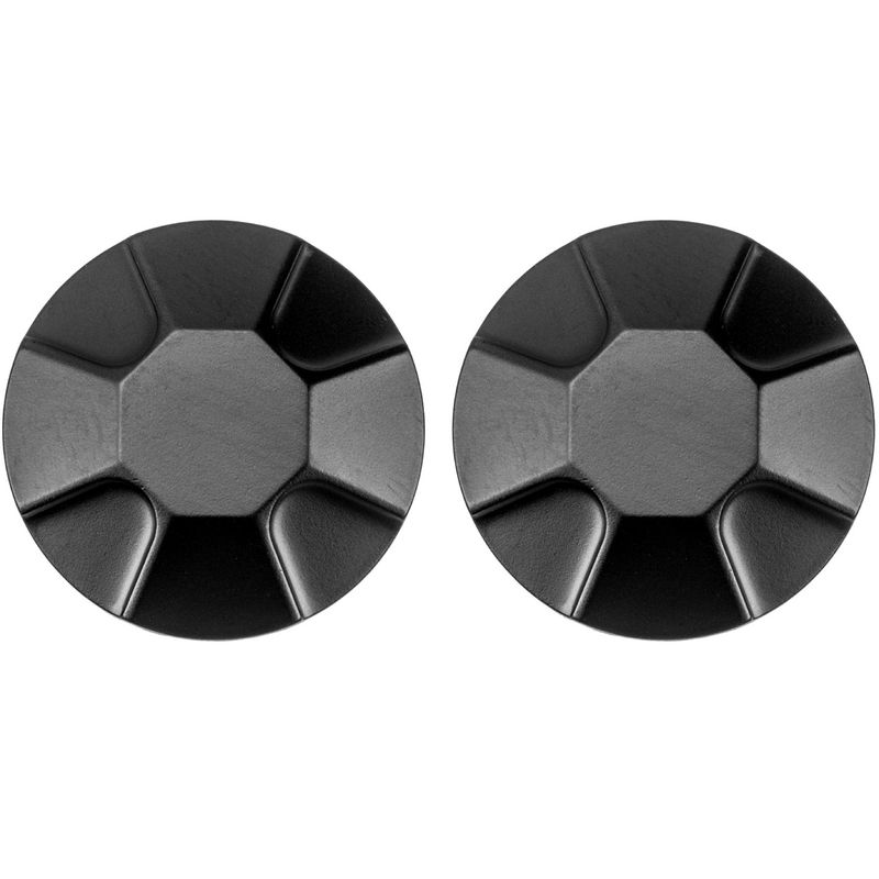 Tappi metallici per convertire i caschi Cassida Handy e Handy Plus nella versione senza visiera/con visiera, neri, 2 pezzi.