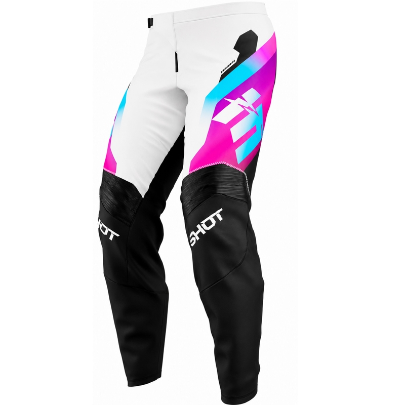 Pantaloni da motocross rosa Shot Draw Rocket per bambini