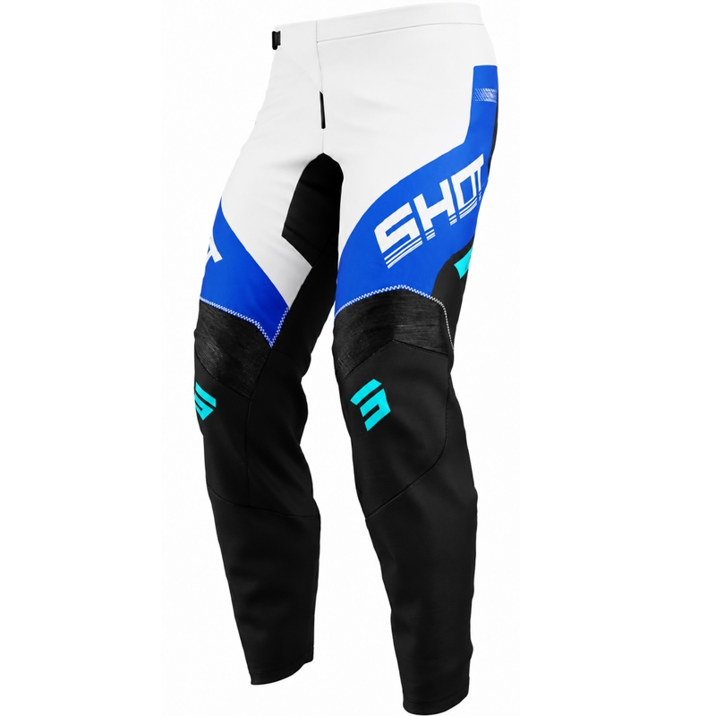 Pantaloni da motocross per bambini Shot Draw Struck, blu