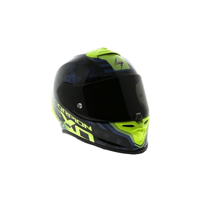 Integrální přilba Scorpion EXO-R1 Air Ogi černo-fluo žlutá výprodej