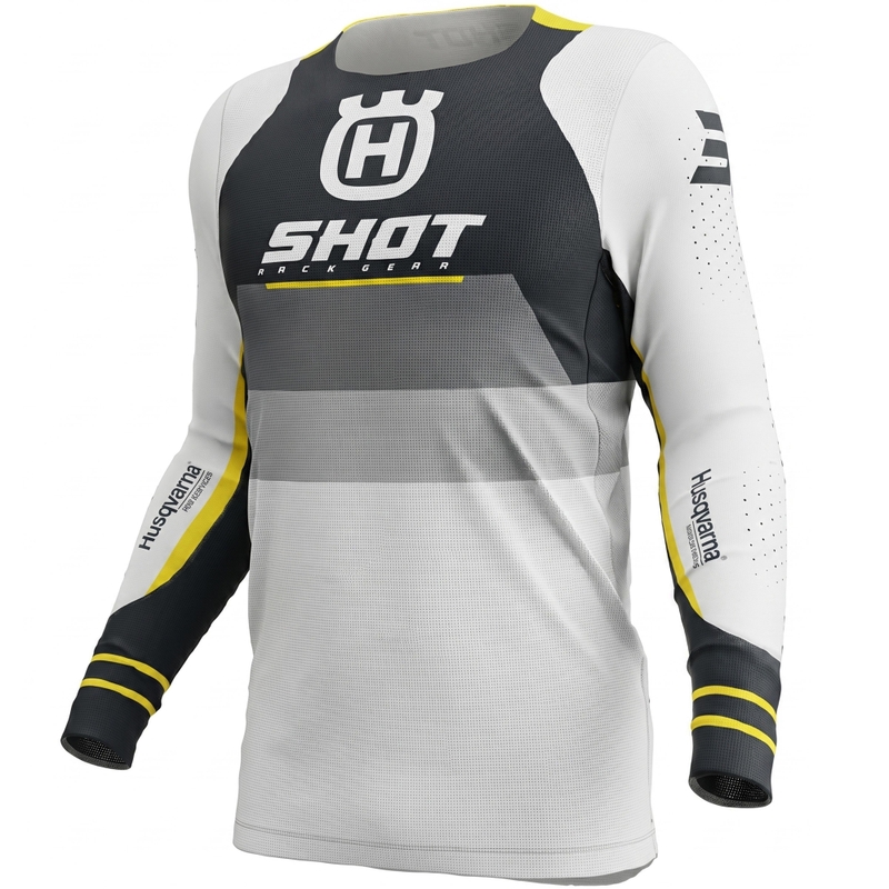 Maglia motocross Shot Aerolite HVA 27 nera