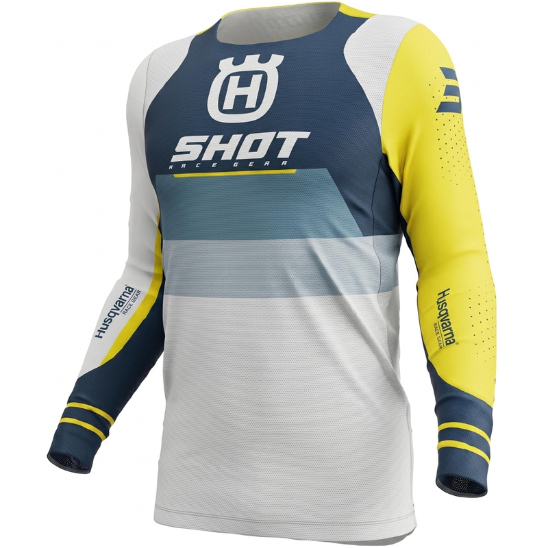 Maglia motocross Shot Aerolite HVA 27 blu