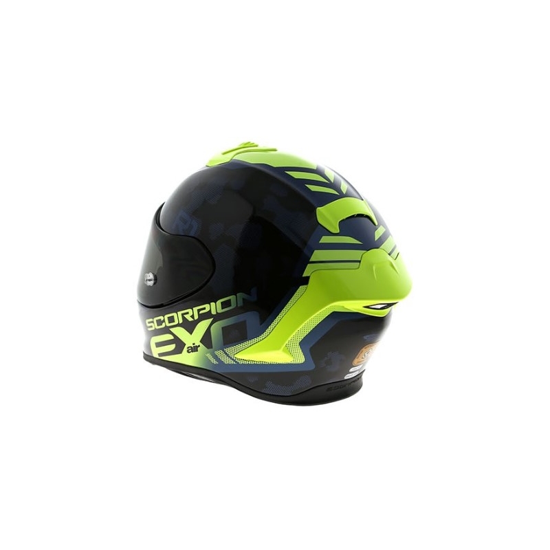 Integrální přilba Scorpion EXO-R1 Air Ogi černo-fluo žlutá výprodej