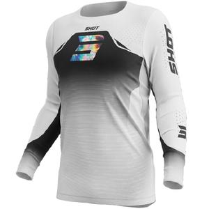 Maglia da motocross Shot Aerolite Phase bianca