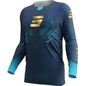 Maglia motocross Shot Aerolite Volt blu
