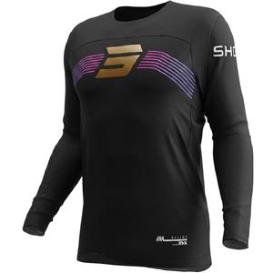 Maglia da motocross Shot Contact Kicker nera