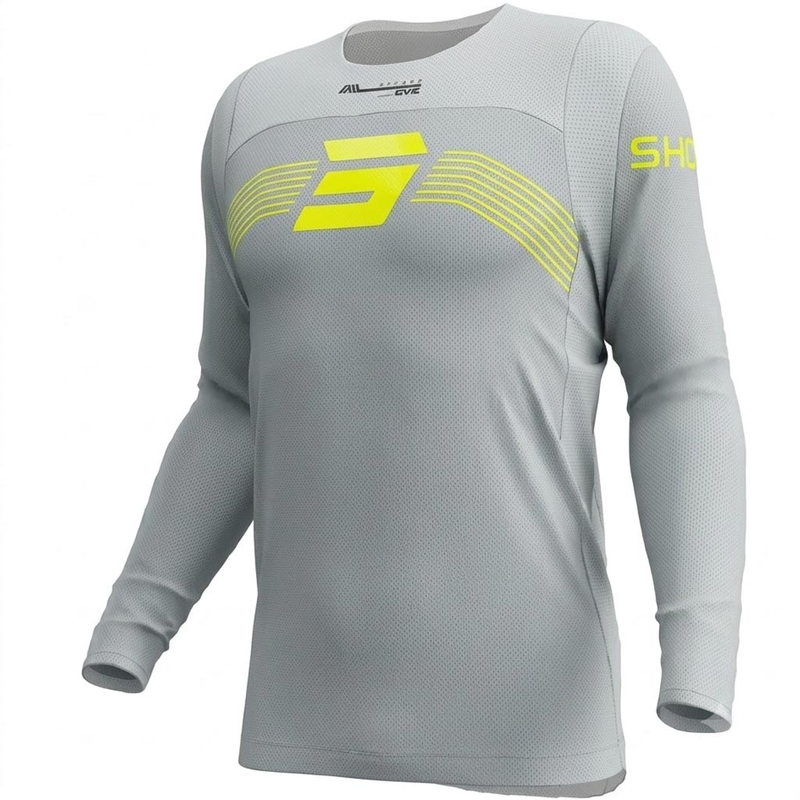 Maglia da motocross Shot Contact Kicker grigia