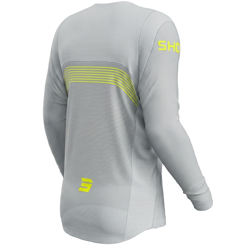 Maglia da motocross Shot Contact Kicker grigia