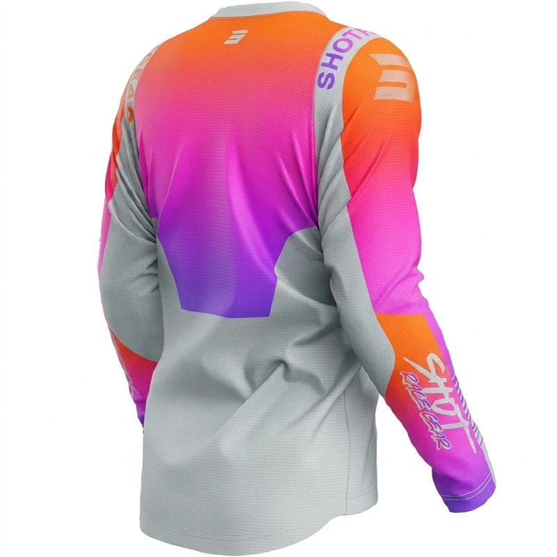 Maglia da motocross viola di Shot Devo Montana