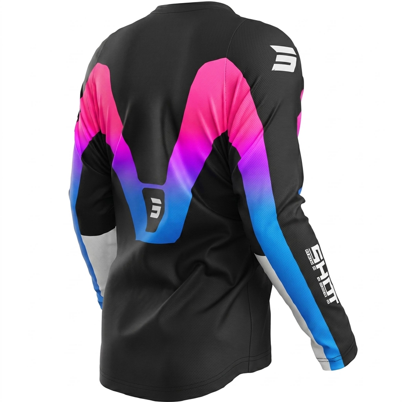 Maglia da motocross rosa di Shot Devo Struck