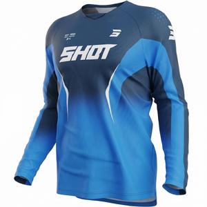 Maglia da motocross Shot Draw Clash blu