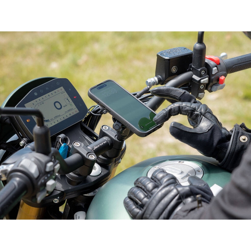 Supporto per telefono da manubrio Quad Lock® PRO, nero