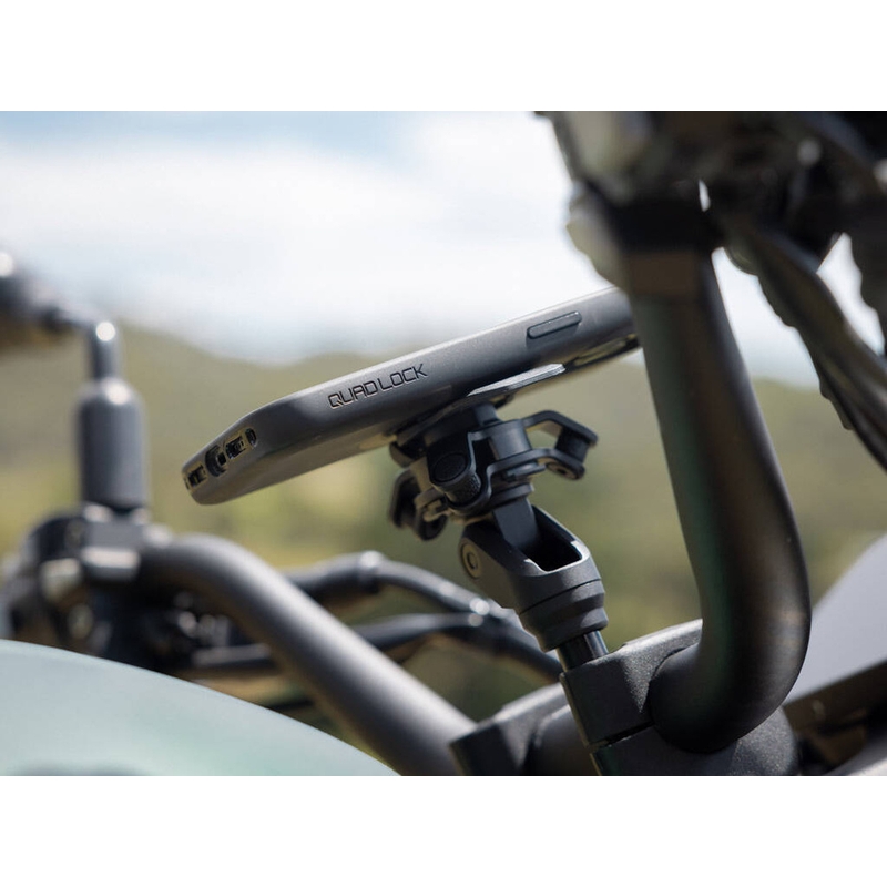 Supporto per telefono da manubrio Quad Lock® PRO, nero