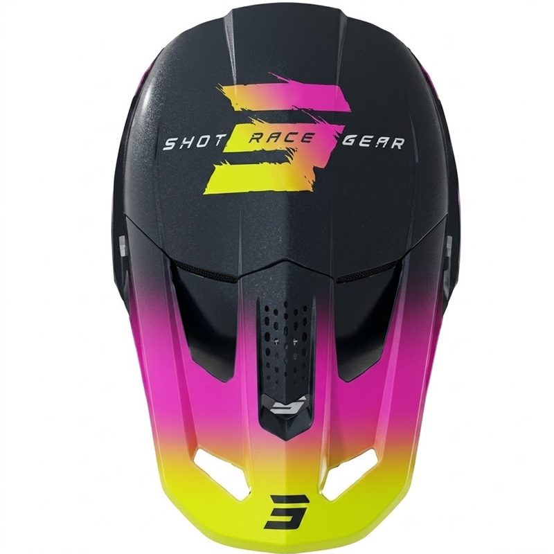 Casco da motocross per bambini Shot Speed Rac, blu perla