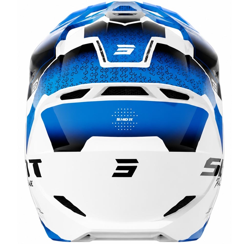 Casco da motocross per bambini Shot Furious Stream, blu lucido