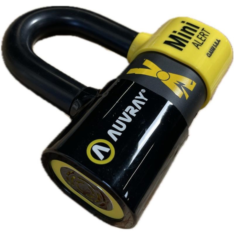 Blocco disco freno Auvray XTREM Mini Alert con allarme, colore nero