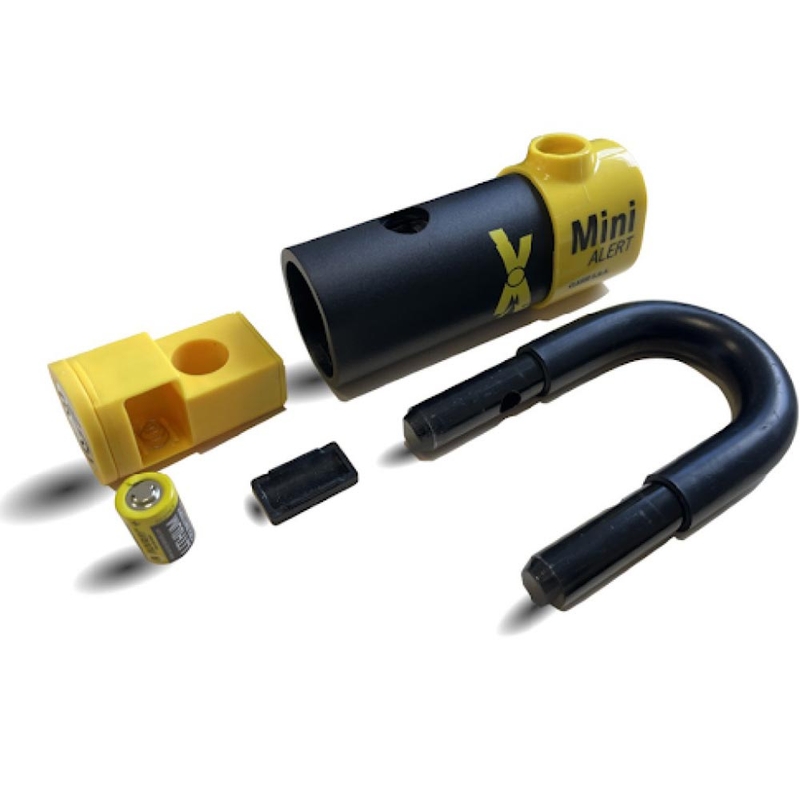 Lucchetto a catena per moto Auvray XTREM con mini lucchetto a U XTREM Alert, nero