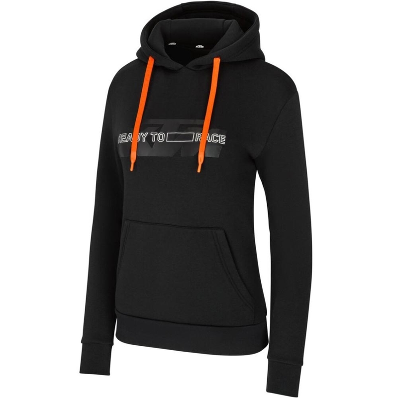 Felpa da donna con logo KTM, nera