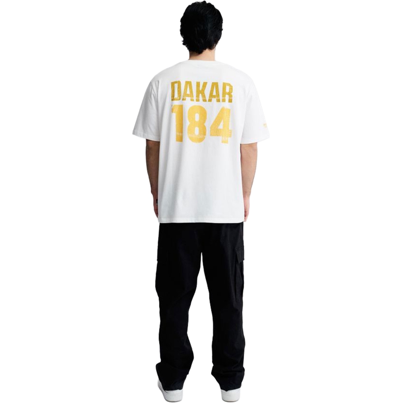 T-shirt bianca del Rally Dakar